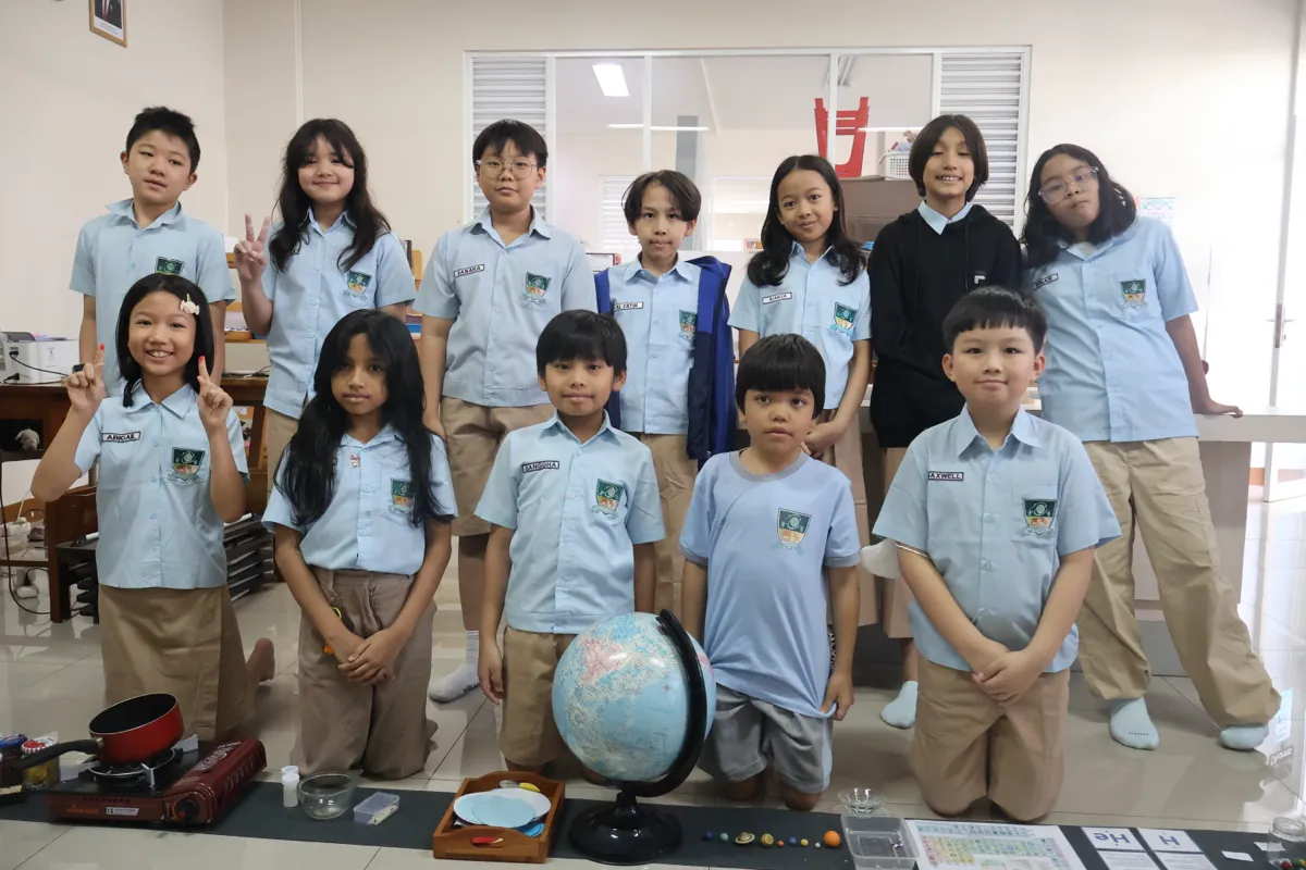 A child engaged in meaningful Montessori learning at Pascal Montessori
